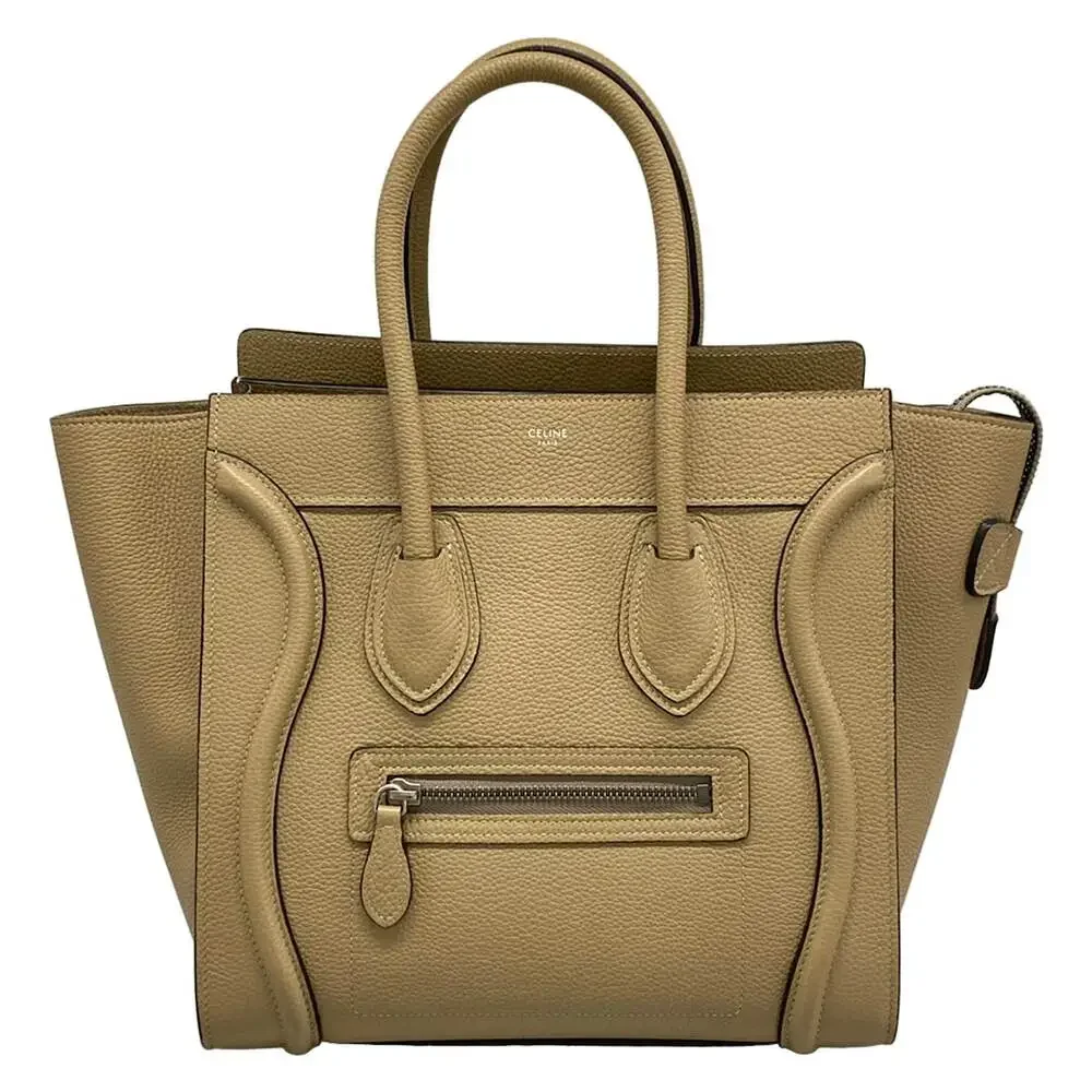 Celine Luggage Micro Shopper Handbag